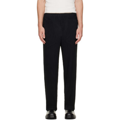 HOMME PLISSÉ ISSEY MIYAKE Black Monthly Colors October Trousers