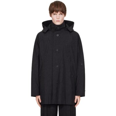 HOMME PLISSÉ ISSEY MIYAKE Black October Split Blouson Jacket