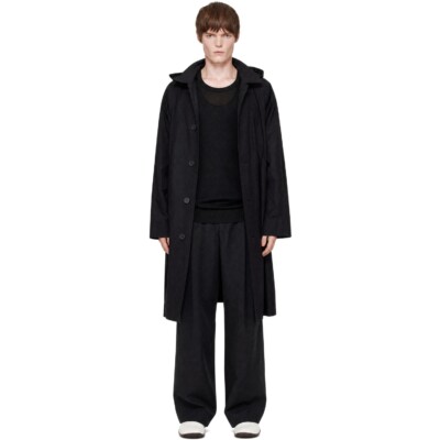 HOMME PLISSÉ ISSEY MIYAKE Black October Split Coat