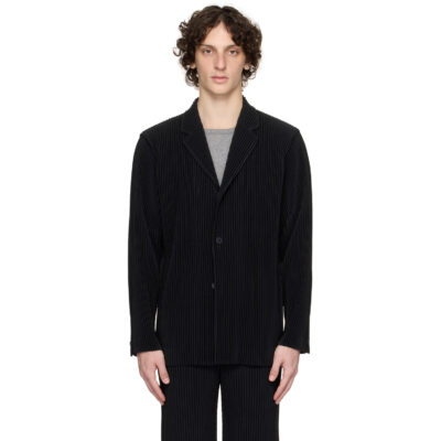 HOMME PLISSÉ ISSEY MIYAKE Black Tailored Pleats 2 Blazer