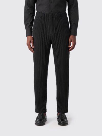 HOMME PLISSE' ISSEY MIYAKE Homme Plissé Issey Miyake Slim Fit Pleated Trousers with Elasticated Waist