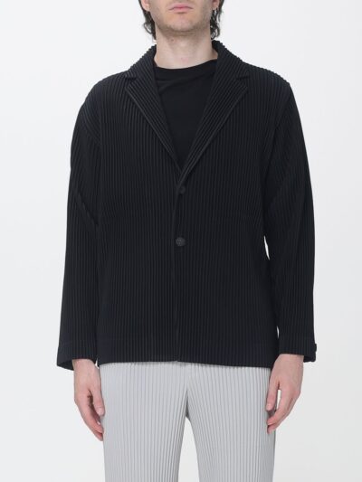 HOMME PLISSE' ISSEY MIYAKE Single-Breasted Plissé Blazer Homme Plissé Issey Miyake in Technical Fabric