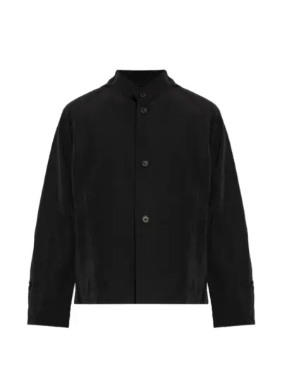 Homme Plissé Issey Miyake Opacity hooded button-up jacket - Black