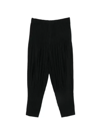 Homme Plissé Issey Miyake pleated trousers - Black
