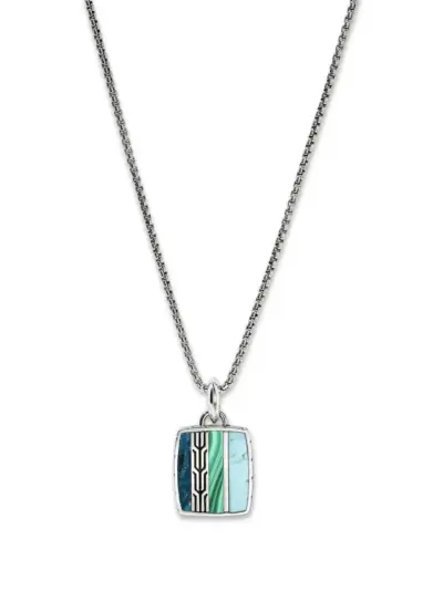 John Hardy carved-chain necklace - Silver