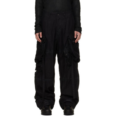 Julius Black Gas Mask Pants