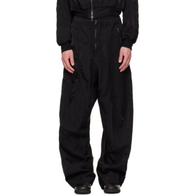 Julius Black Tourer Wide Trousers
