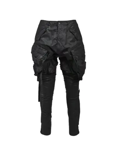 Julius Gasmask coated cargo pants - Black