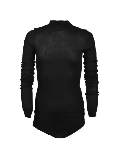 Julius ribbed high-neck sweater - Black