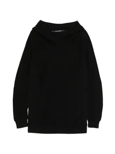 Julius seamed hoodie - Black