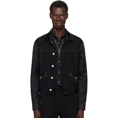 Junya Watanabe Black Levi's Edition Paneled Jacket