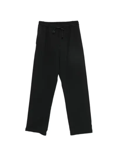Juun.J drawstring track pants - Black