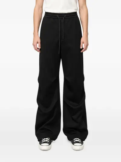 Juun.J drawstring-waist track pants - Black