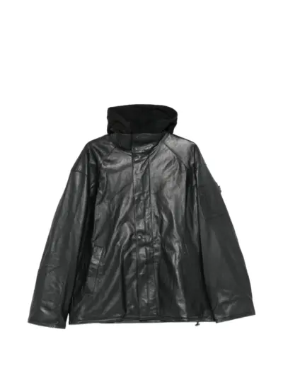 Juun.J sheep-leather jacket - Black