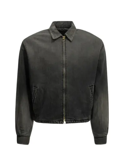 KAPITAL Hacksaw paisley-lining denim jacket - Black