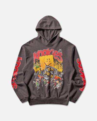 KAPITAL Men s Sweat Knit Hoodie (Buster Peckish Rainbowy) Ink Black