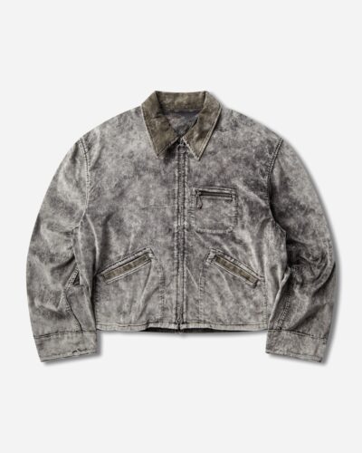 KAPITAL Men s Velveteen Hunter Drizzler Jacket Black