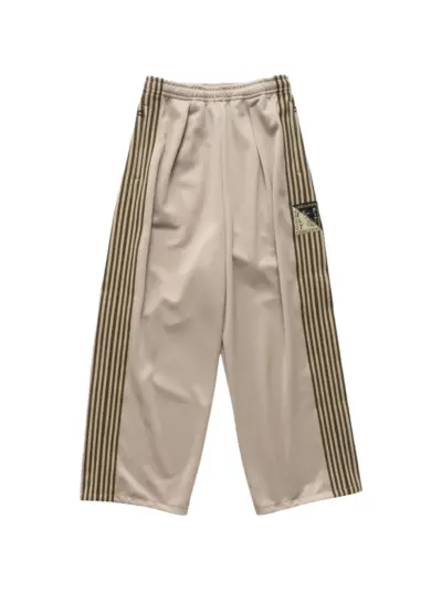 KAPITAL Stantman side-stripe track pants - Neutrals