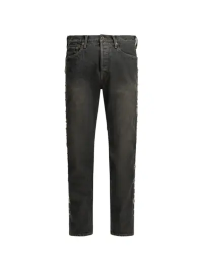 KAPITAL stud-embellished jeans - Black