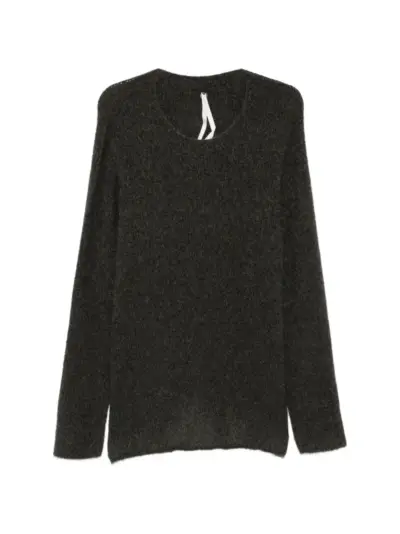 Label Under Construction brushed-knit sweater - Grey