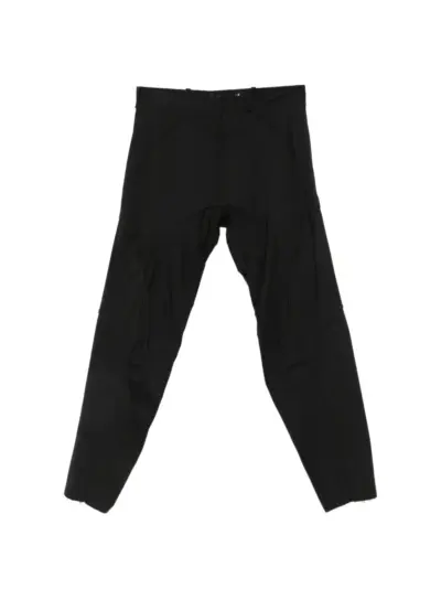 Leon Emanuel Blanck panelled slim-fit trousers - Black