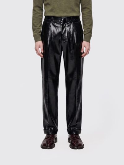 MAISON MARGIELA Pressed and Foiled Virgin Wool Trousers