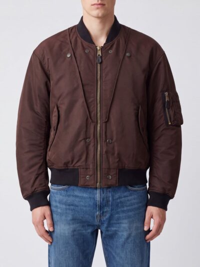 MAISON MARGIELA Reversible Nylon Bomber Jacket with a Windproof Finish