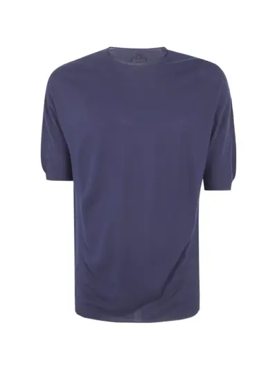 MD75 short-sleeved cotton T-shirt - Blue