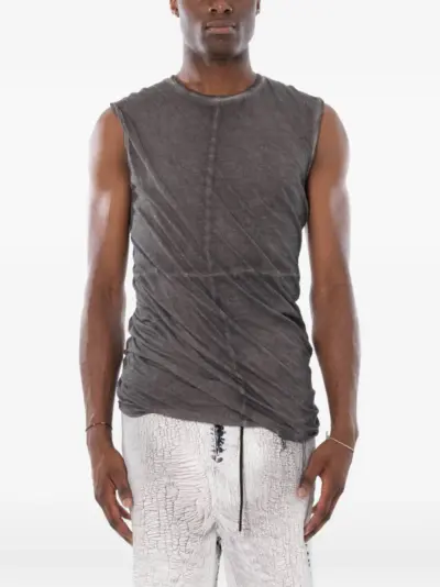 MD75 washed-effect tank - Grey