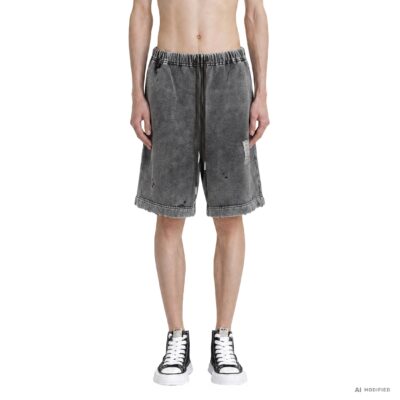 MIHARA YASUHIRO Bleached Sweat Shorts