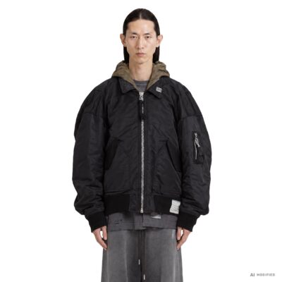 MIHARA YASUHIRO Hooded Flight Jacket