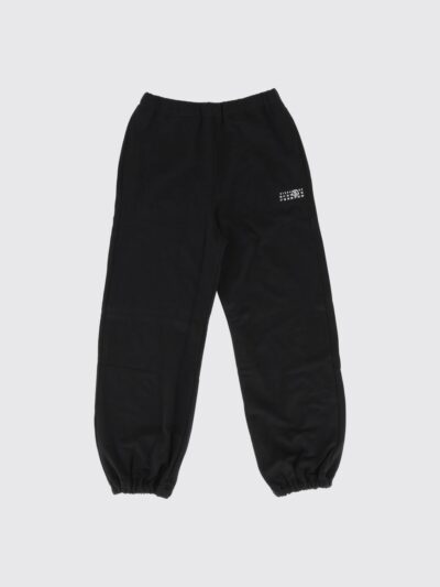 MM6 MAISON MARGIELA Boy's Cotton Jogging Trousers with Numeric Logo