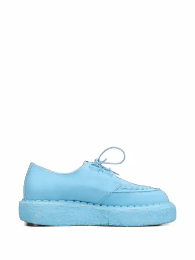 Maison MIHARA YASUHIRO "David"canvas inter lace shoes - Blue