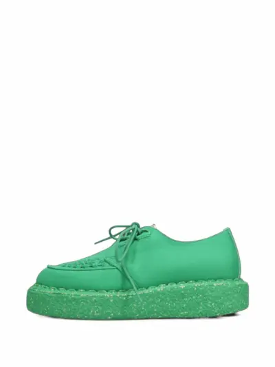 Maison MIHARA YASUHIRO "David"suede inter lace shoes - Green
