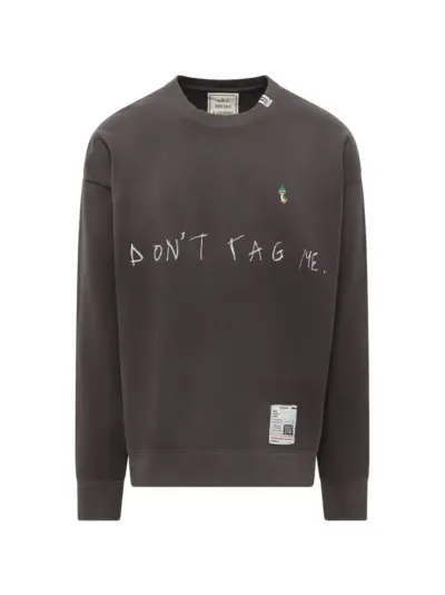 Maison MIHARA YASUHIRO Don't Tag Me. printed sweatshirt - Black