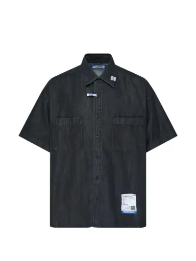 Maison MIHARA YASUHIRO In-stru(men-tal) denim shirt - Grey