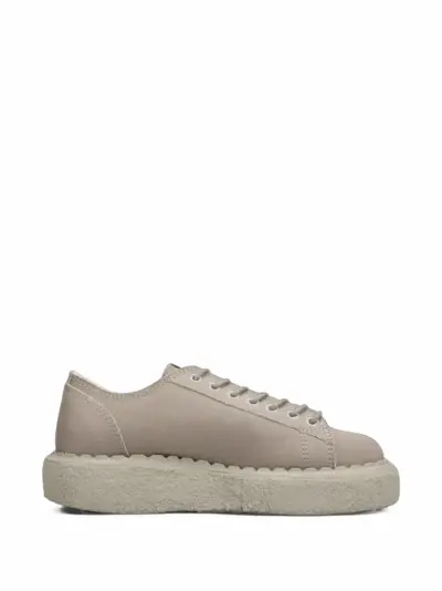 Maison MIHARA YASUHIRO "Mark"canvas monkey shoes - Neutrals