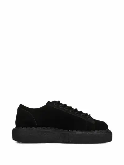 Maison MIHARA YASUHIRO "Mark"suede monkey shoes - Black