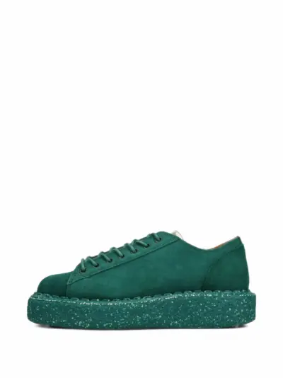 Maison MIHARA YASUHIRO "Mark"suede monkey shoes - Green