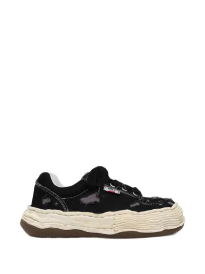 Maison MIHARA YASUHIRO Oliver ripped sneakers - Black
