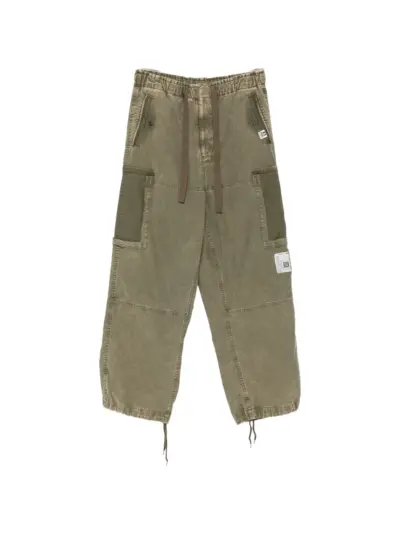 Maison MIHARA YASUHIRO faded-effect cargo pants - Green