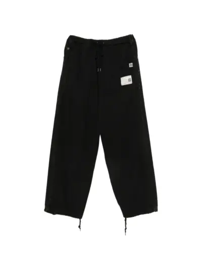 Maison MIHARA YASUHIRO logo-patch track pants - Black