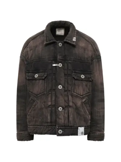 Maison MIHARA YASUHIRO puffer denim jacket - Black