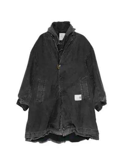 Maison MIHARA YASUHIRO triple layered coat - Black