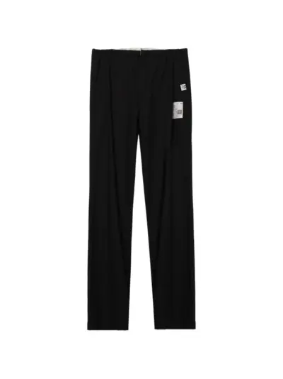 Maison MIHARA YASUHIRO twill flare pants - Black
