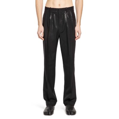 Maison Margiela Foiled Wool Trousers