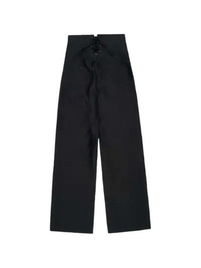 Maison Margiela lace-up trousers - Black