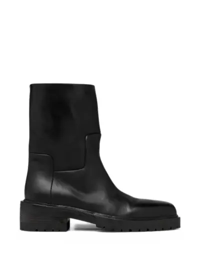 Marsèll Calzone leather lug-sole boots - Black