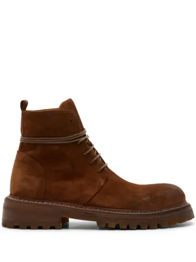 Marsèll Carrucola suede boots - Brown