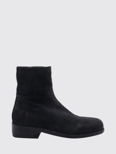 Marsèll Gnocco Grained Leather Ankle Boots with Side Zip Closure